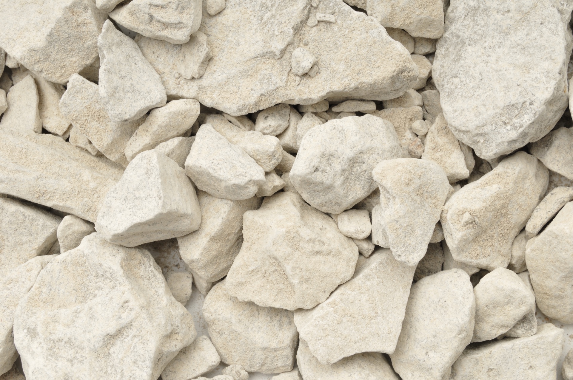 Industrial limestone quarry